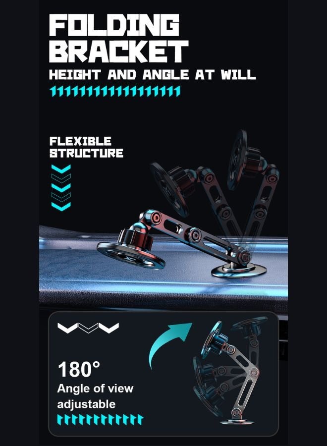 HooToo 360-degree rotating MagSafe car phone holder - secure and comfortable mounting. Phone mount, phone mount for photography, phone mount for car, car phone holder, magnetic phone holder for car, mobile phone holder for car, magnetic car mount. - Image 3