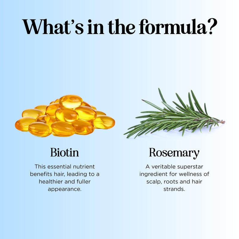 Maple Holistics Rosemary and Biotin Shampoo for Thinning Hair - Vegan Volumizing Shampoo for Fine Hair with B Vitamins Argan Oil & Tea Tree Essential Oil - Paraben Silicone and Sulfate Free Vegan Formula (8 Fl Oz) - Image 5