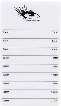 ZJchao Eyelash extension pad acrylic hand board eyelash support graft eyelash spacer false eyelash tray for false eyelash grafting 715mm - Image 1
