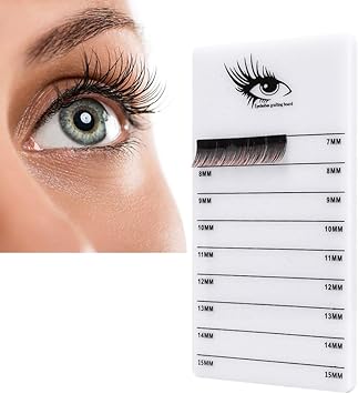 ZJchao Eyelash extension pad acrylic hand board eyelash support graft eyelash spacer false eyelash tray for false eyelash grafting 715mm - Image 3