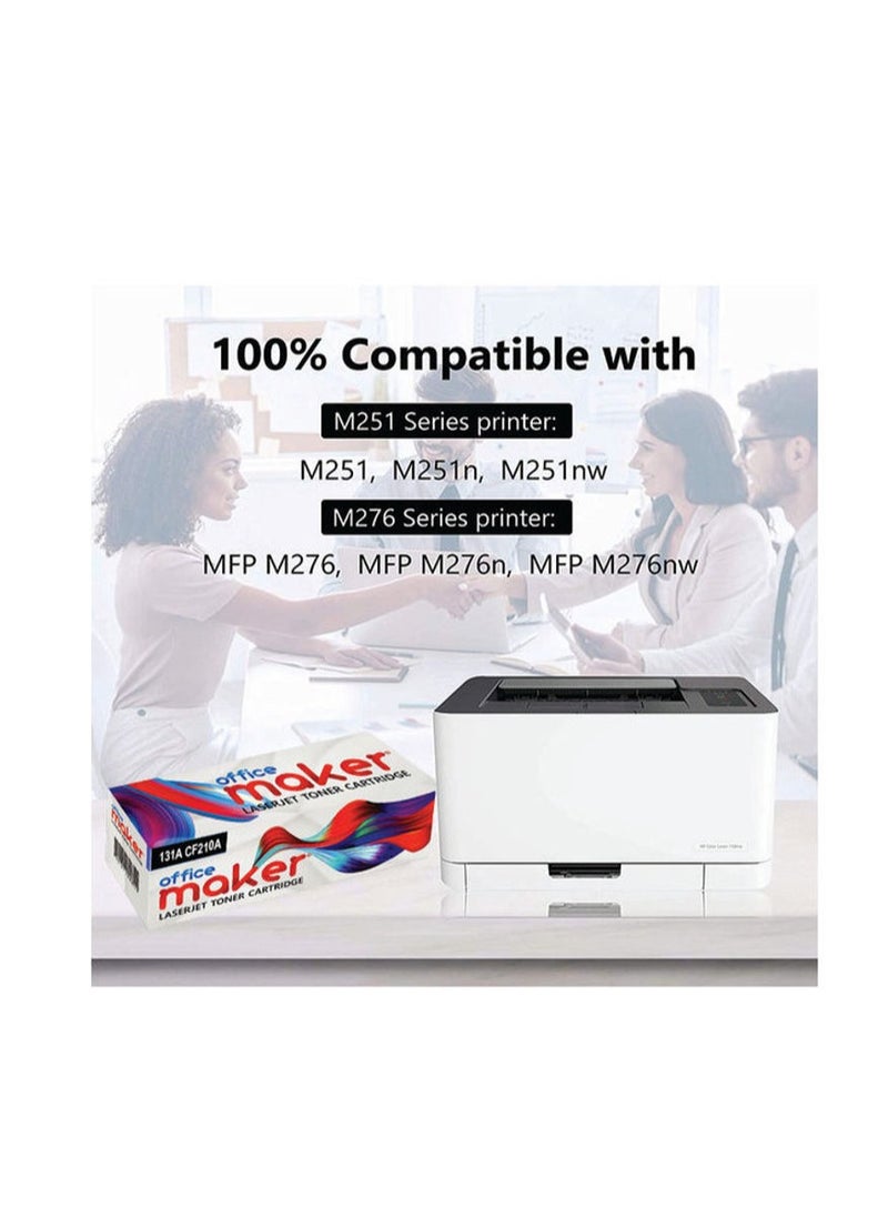 أوفيس ميكر خرطوشة حبر ليزر جيت لطابعة HP MFP M276nw M251 M276n أزرق سماوي  - Image 3
