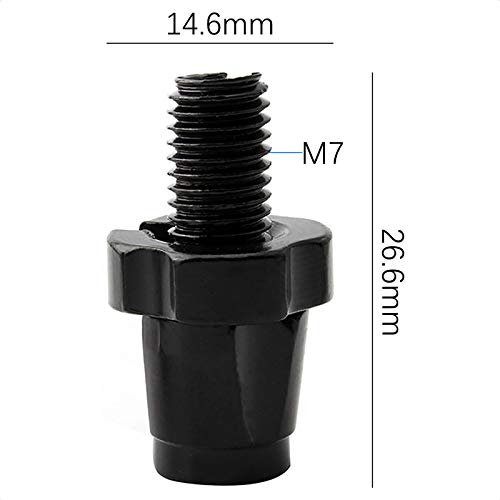 VANICE Black/Silver 7mm Brake Part Lever Aluminum Alloy Adjustable Barrels/Silver - Image 4