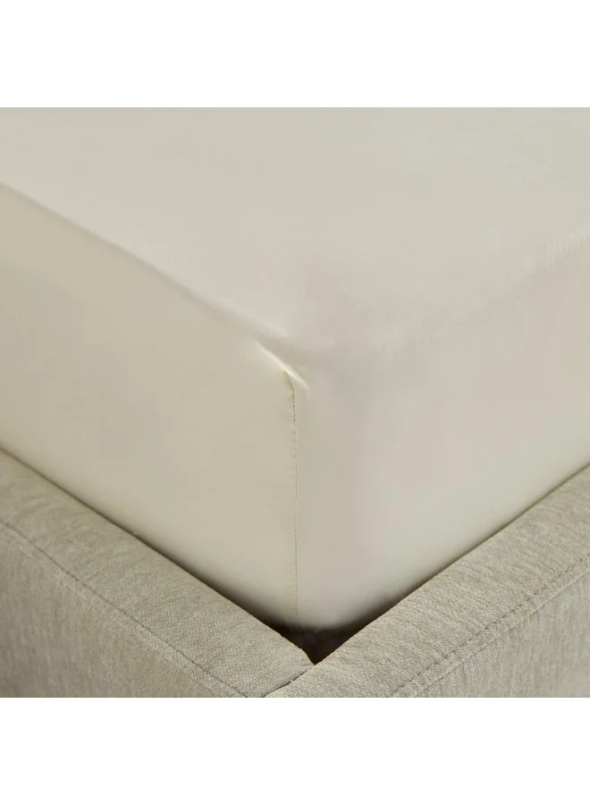 Home Box Essential Cotton Twin Fitted Sheet 120 x 200 x 36 cm