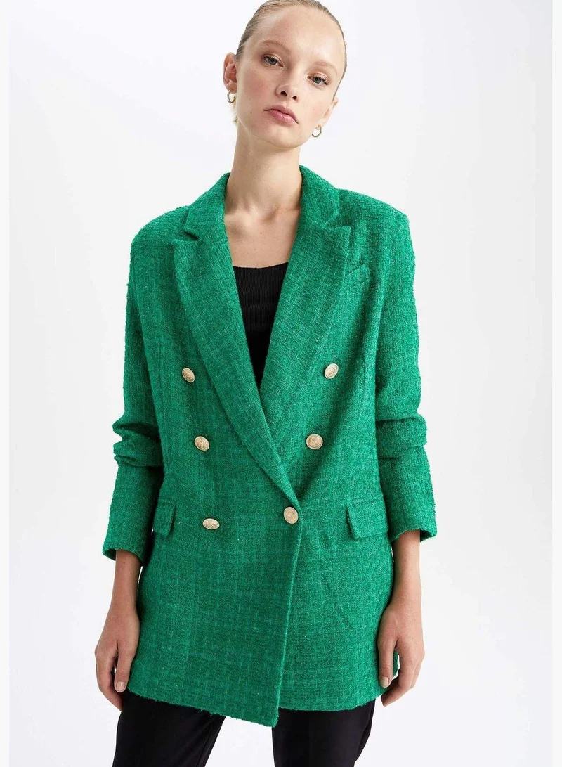 DeFacto Woman Loose Fit Long Sleeve Blazer