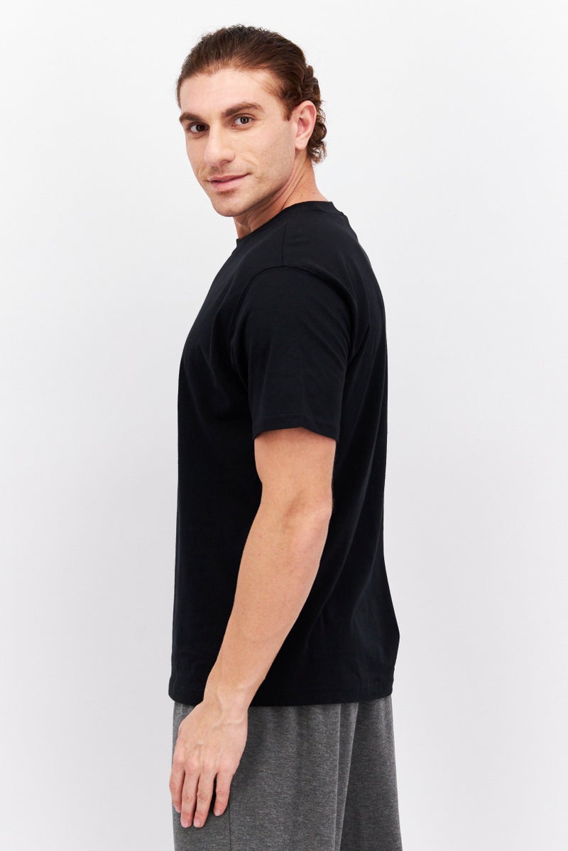 New Balance Men Sport Fit Short Sleeve Running T-Shirts, Black - Image 2