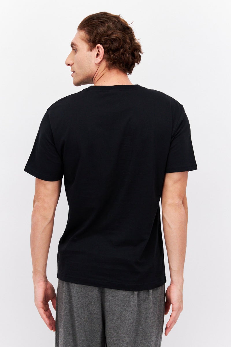 New Balance Men Sport Fit Short Sleeve Running T-Shirts, Black - Image 3