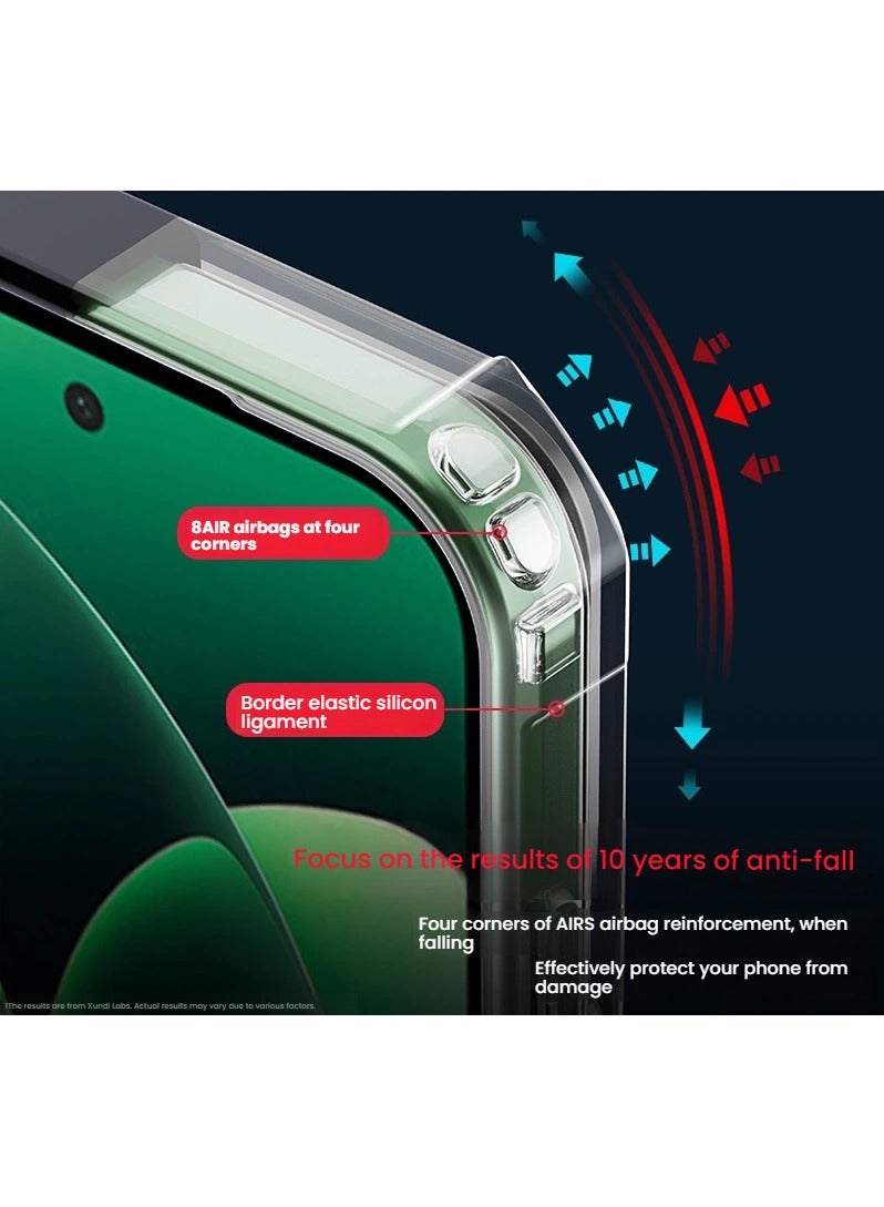 general Compatible with Xiaomi 17 Pro Max Magnetic Case Drop-Resistant Full-Cover Phone Case MagSafe Compatible Dual-Screen Compatible - Image 2