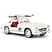 TGRCM-CZ TGRCMCZ 1955 300sl Vintage Car Toy 132 Toy Car with Sound and Light Function Childrens Toy Model with Pullback Function Collectors Quality Model Car Gift for Children White - Image 2