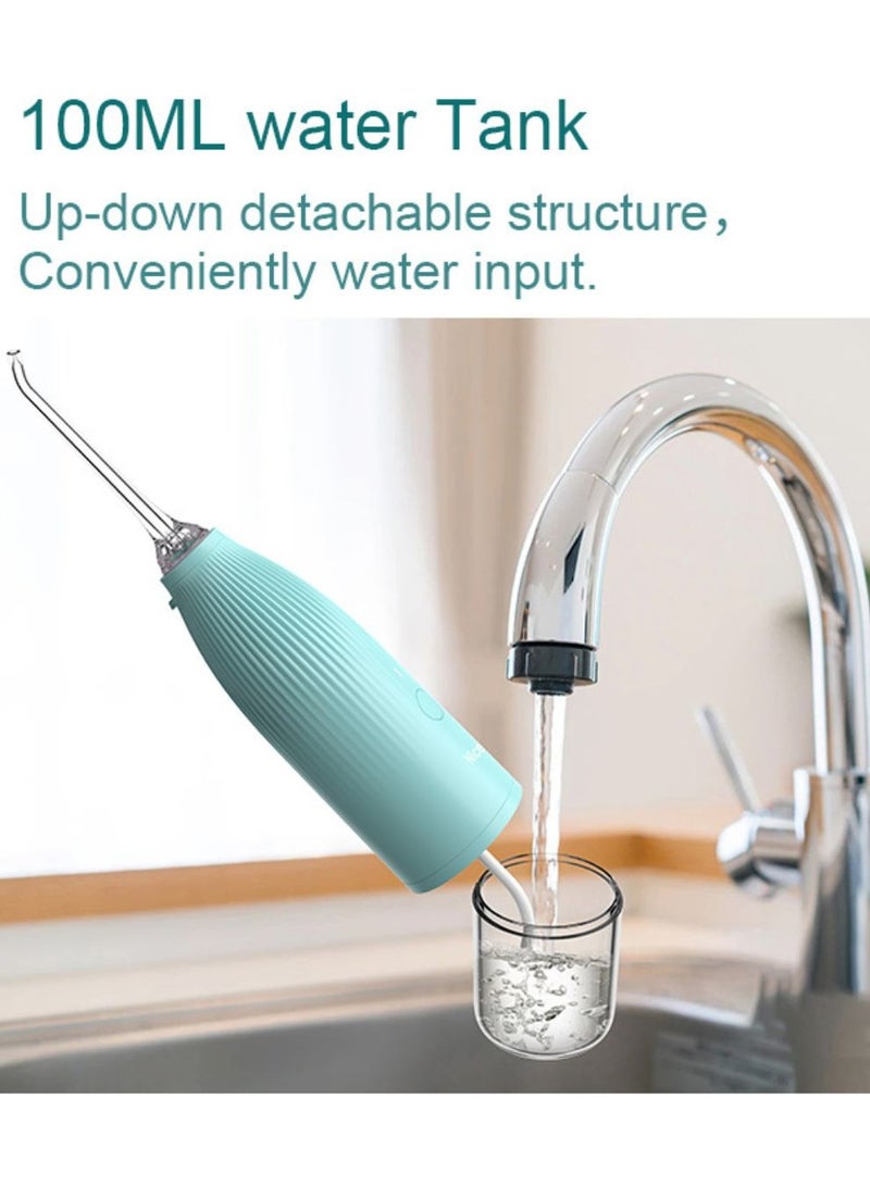 Nicefeel Dental Rinser FC3841 – Portable Rechargeable Water Flosser, 100ml Tank, IPX7 Waterproof, Cordless Oral Irrigator with 2 Nozzles – Ideal for Teeth Cleaning & Gum Health - Image 3