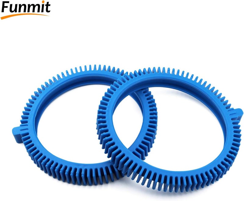 Funmit 896584000-143 Blue Front Tire Kit with Super Hump Replacement for Haywood Poolvergnuegen Select Pool Cleaners and Perfectly Compatible with Hayward Phoenix Cleaners (2 Pack) - Image 5