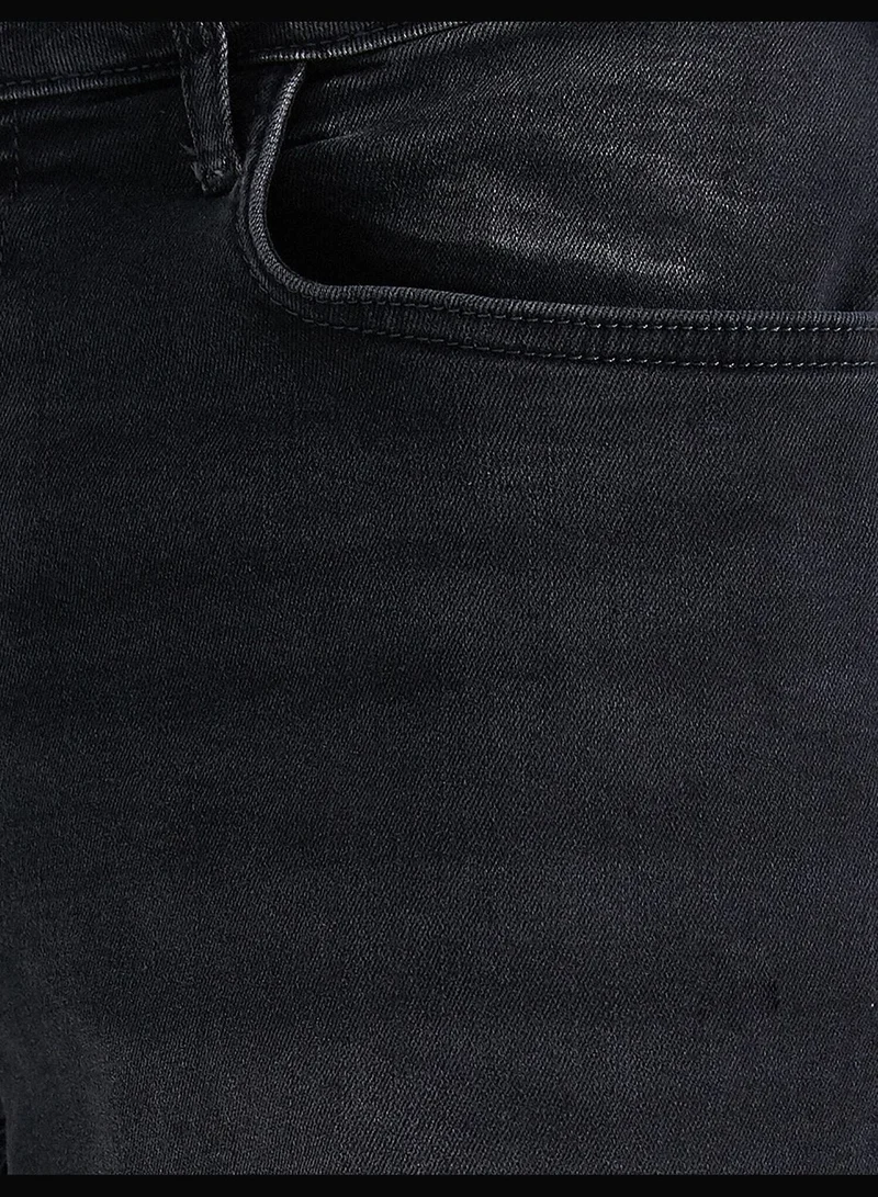 كوتون Basic Denim Shorts