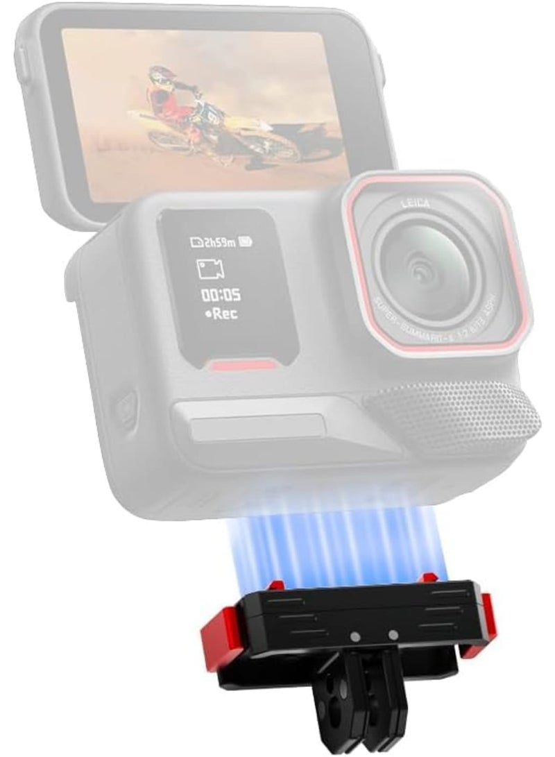 SYOSI Quick Release Adapter Mount, Tripod Adapter Base Compatible with Insta360 X5/Ace/AcePro/AcePro2, Works with Selfie Sticks, Tripods, Monopods and Other Camera Accessories for Fast Mounting - Image 1