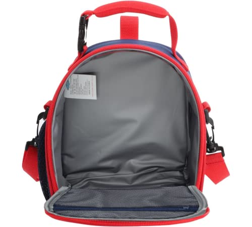 7-Mi 7Mi Kids Lunch Box For Boys Resuable Insulated Thermal Boys Lunch Bags With Shoulder Strap Lunch Box Sandwich Snack 3D Football Lunch Bags For Kids - Image 3