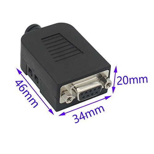 YIOVVOM Connector DB9 RS232 D-SUB Serial Adapters (Female Adapter + Nut) - Image 4