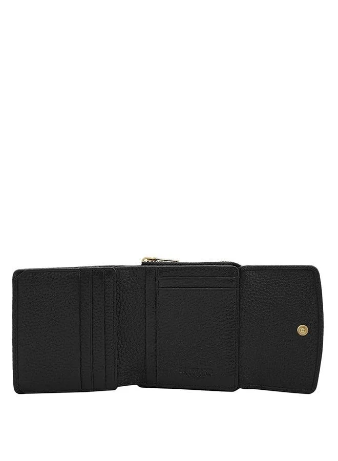 Da Milano  Genuine Leather Black Ladies Wallet for Women | Best Price UAE