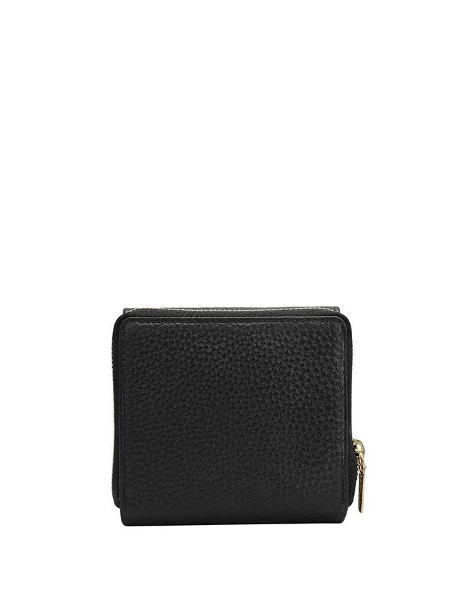 Da Milano  Genuine Leather Black Ladies Wallet for Women | Best Price UAE
