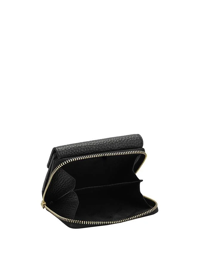 Da Milano  Genuine Leather Black Ladies Wallet for Women | Best Price UAE