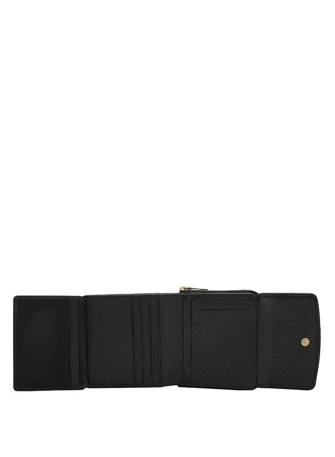 Da Milano  Genuine Leather Black Ladies Wallet for Women | Best Price UAE