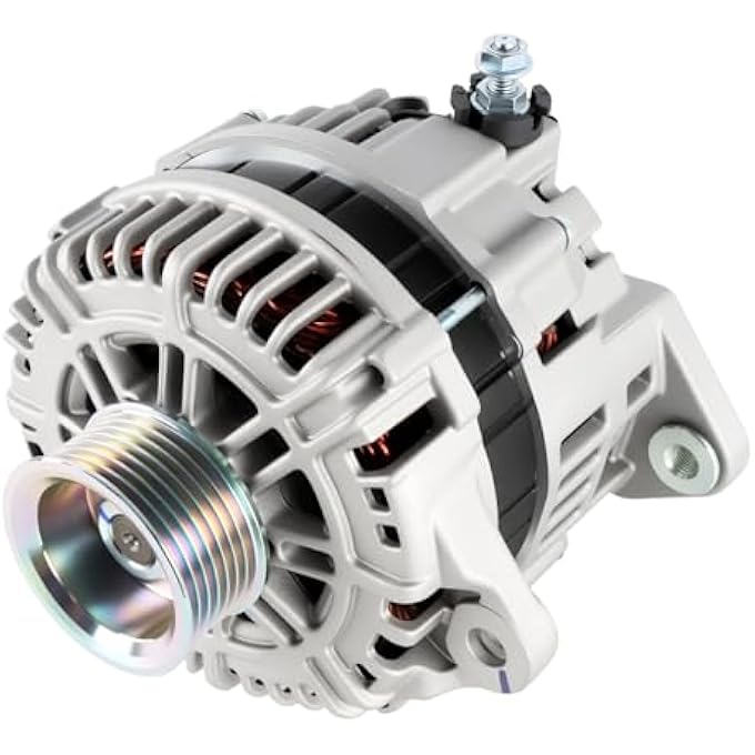 Autodevil 11121 Alternator Fit for 2005-2007 Frontier 4.0L, for 2005-2007 Pathfinder 4.0L Only fit XE/S Model, for 2005-2007 Xterra 4.0L, 110Amp 12V Automotive Replacement Alternators 11121N - Image 1