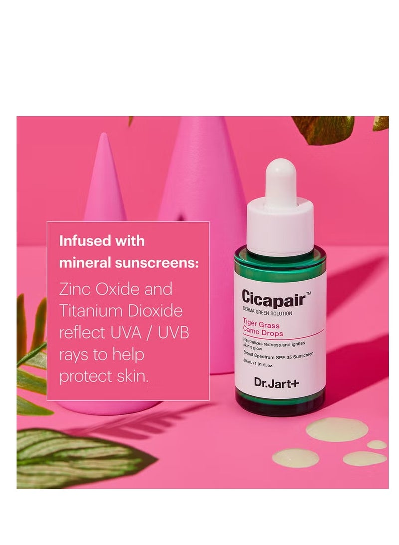 دي آر. جارت+ قطرات دكتور جارت+ سيكابير بخلاصة عشبة النمر المموهة بعامل حماية من الشمس 35، 30 مل - Image 4