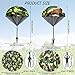 Jerify 60 Pcs Army Camo Parachute Toys Hand Throwing Camo Parachute Men Toy Plastic Soldiers Army Toy Parachute Army Action Figures Hand Throw Outdoor Flying Gifts for Boys Girls Outdoor Party Game 2 Styles - Image 4