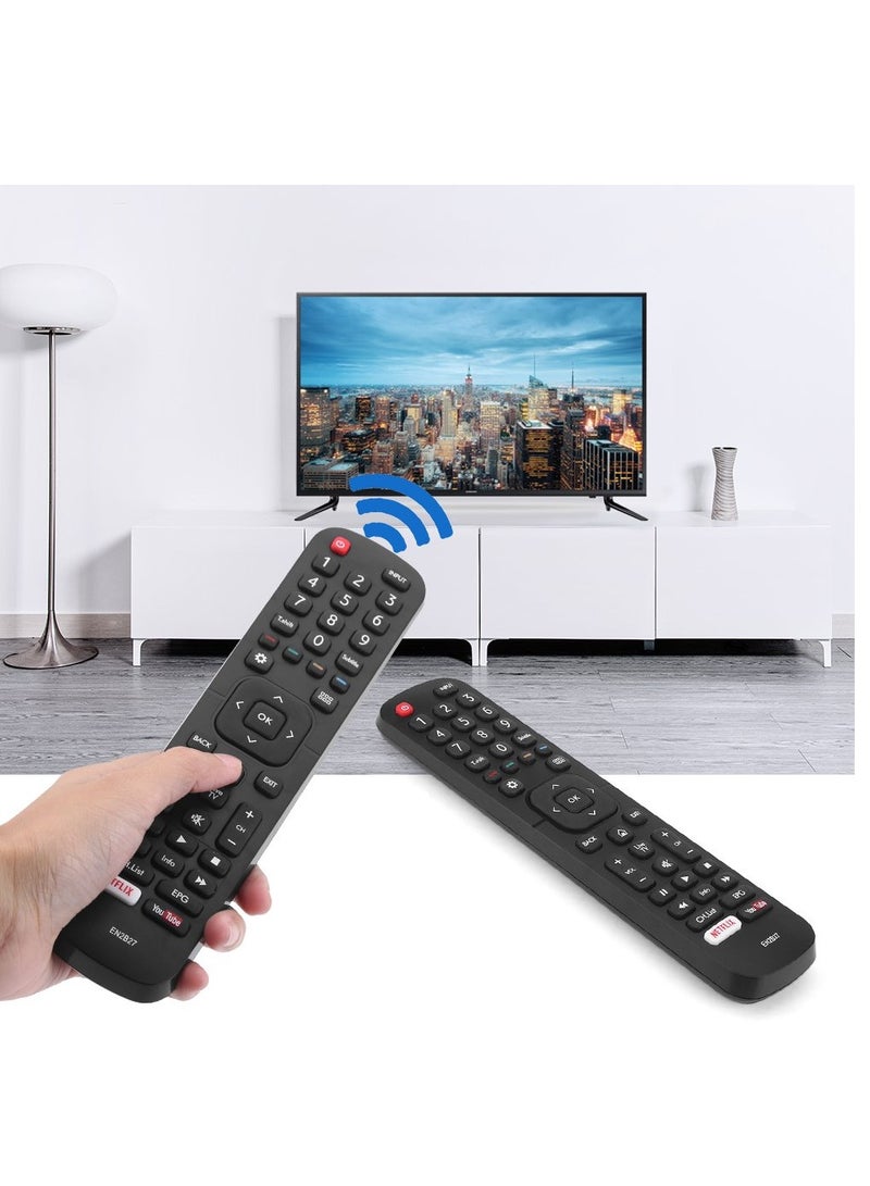 Remote Control for Hisense TV 32K3110W 40K3110PW 50K3110PW 50K321UW 55K321UW the Remote Distance is up to 10m / 33ft You can Use it Directly After Installing Batteries Powered by 2 Aaa Batteries Model  - Image 3