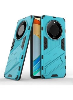 Case Compatible with Honor Magic 6 Lite 2023, 2-in-1 TPU+PC Dual Layer Combo Shockproof Ultra-Thin Protective Phone Back Cover Kickstand