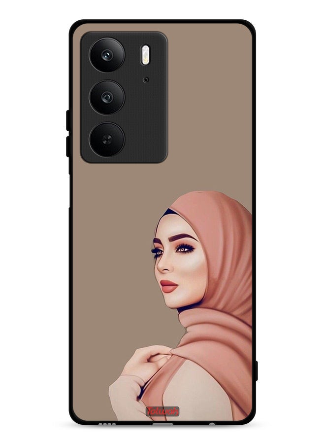 Tolwak Realme C75 4G Protective Case Cover Beautiful Hijab Girl - Image 1