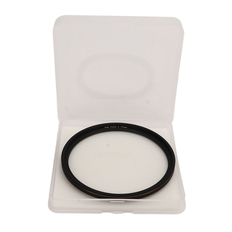Star Filter 6 Line High Definition Coating Adjustable Cross Screen Starburst Effect Filter for Camera 77mm - Image 4