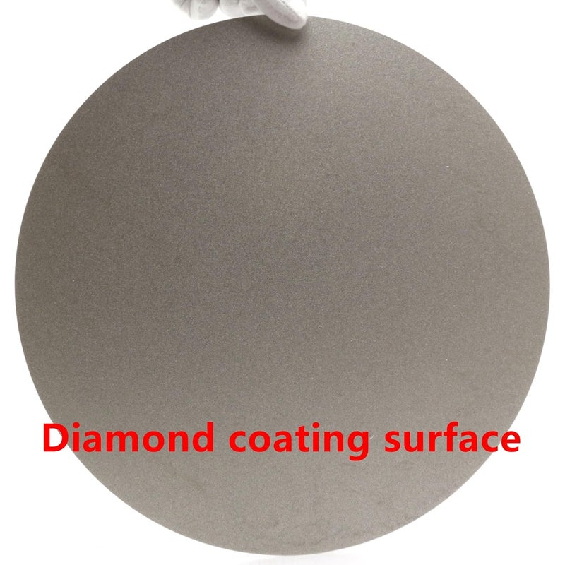 Jingling NO Center Hole 8" inch Diamond Grinding Disc 320 Grit Flat Lap Disk Lapidary Tools for Stone - Image 4