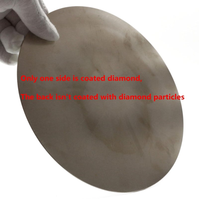 Jingling NO Center Hole 8" inch Diamond Grinding Disc 320 Grit Flat Lap Disk Lapidary Tools for Stone - Image 5