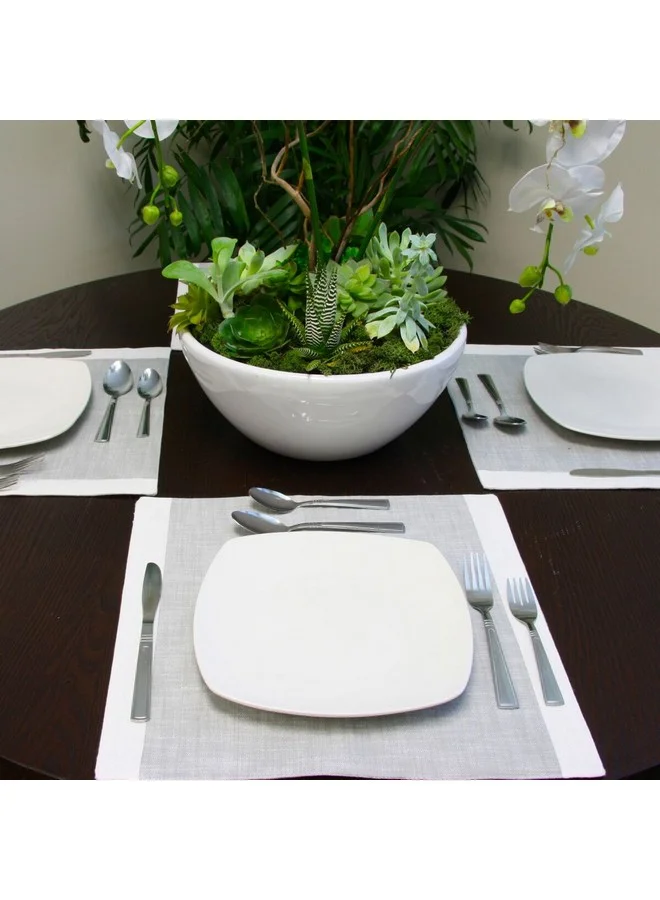 GIBSON 20-Piece Creston Dishwasher Safe Stainless Steel Flatware Set Silver 28.5 x 7 x 20 cm 80058.2