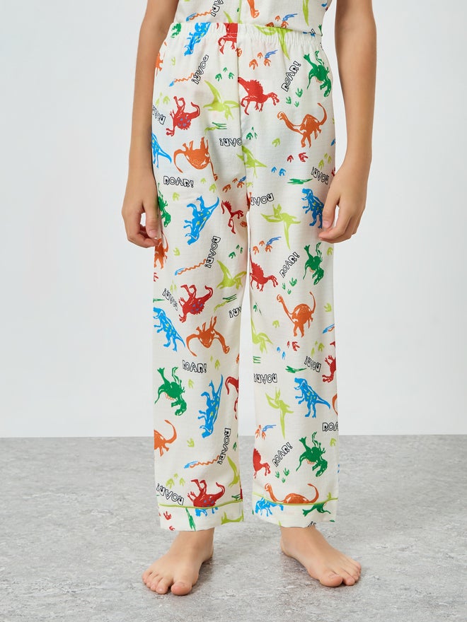 Take Two Boys All Over Print Shirt and Pyjama Set - Image 4