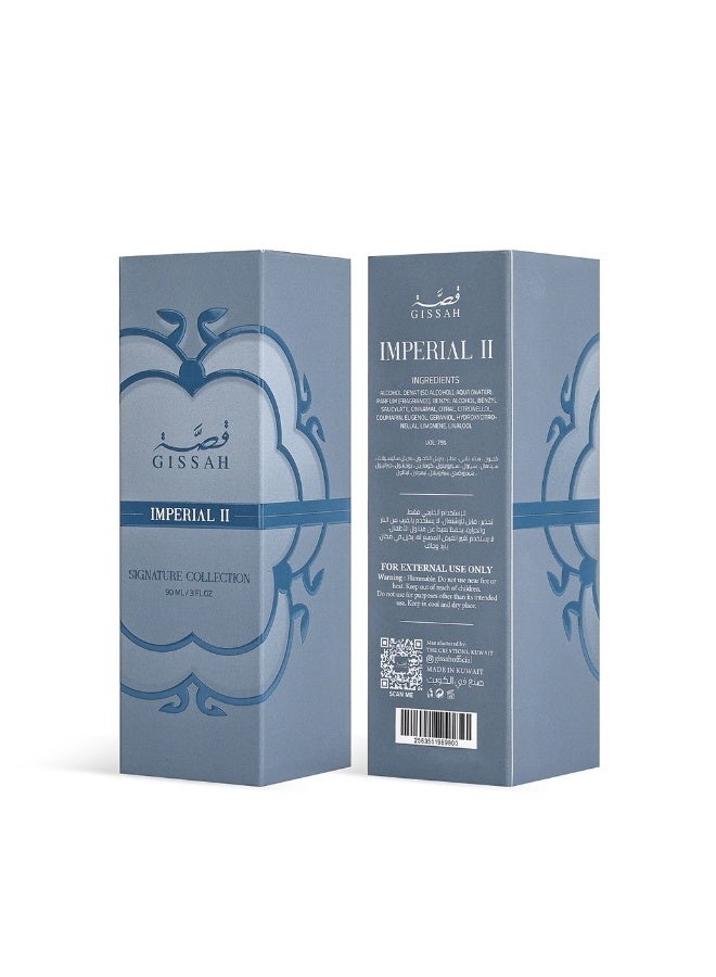 قصة عطر امبريال EUA DE PARFUM II 90 مل - Image 2