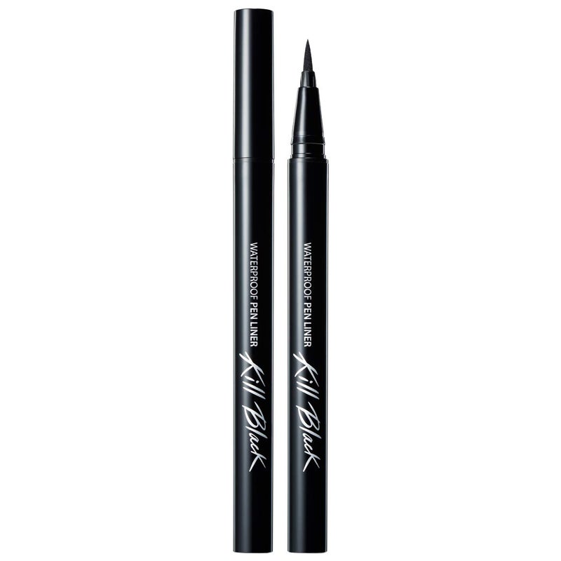 CLIO Waterproof Pen Liquid Eye Liner | Precision Tip, Long Lasting, Smudge-Resistant, High-Intensity Color (001 BLACK, Pack of 1)