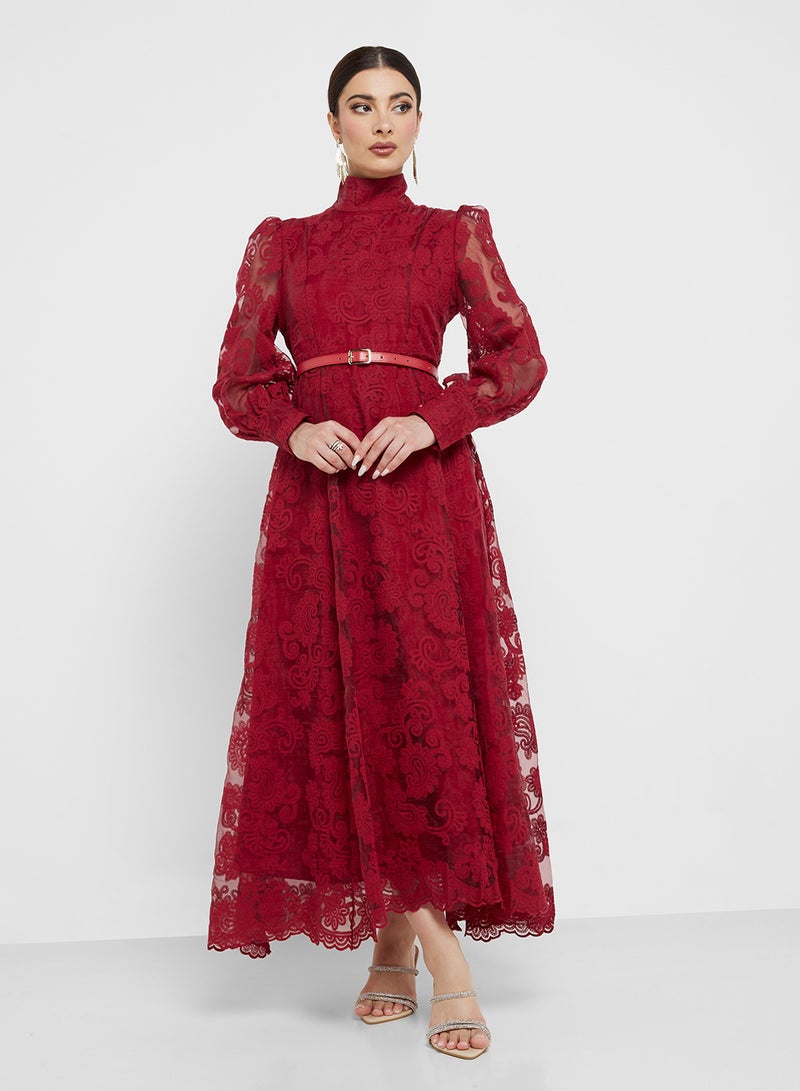 Khizana Lace Maxi Dress - Image 4