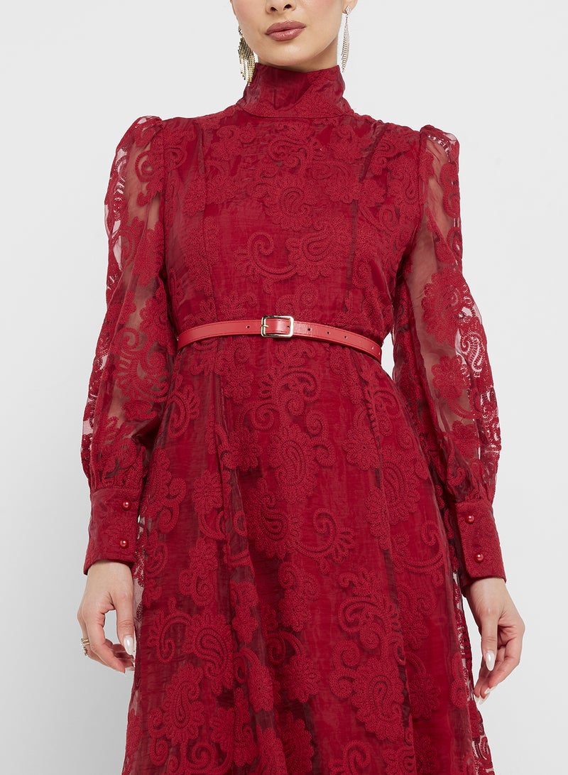 Khizana Lace Maxi Dress - Image 3