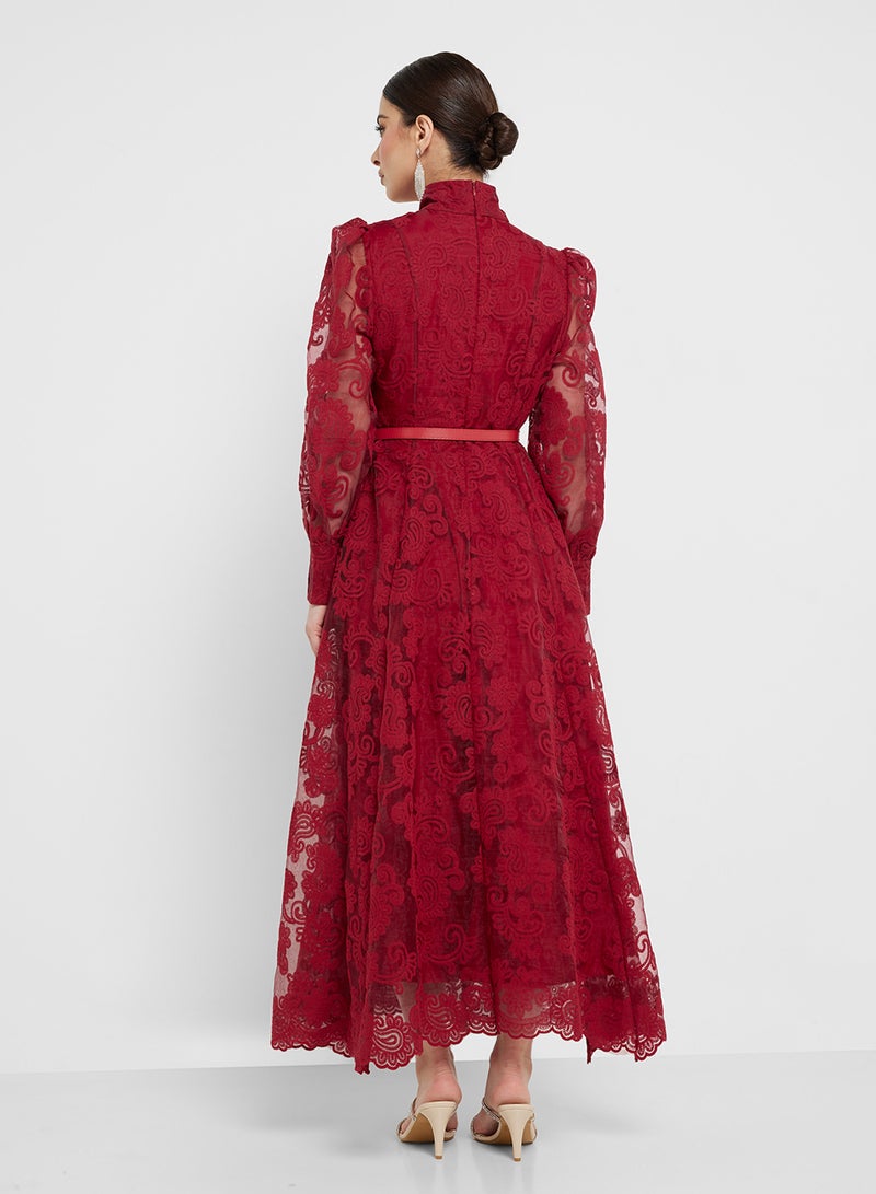 Khizana Lace Maxi Dress - Image 2