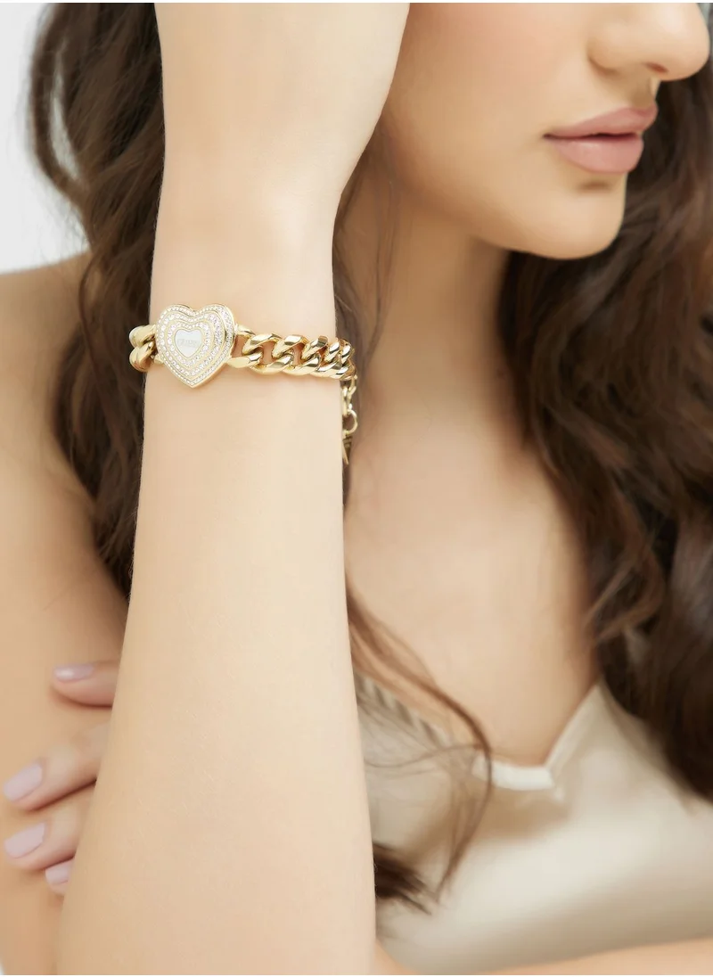 GUESS Big Hollow Heart Bracelet