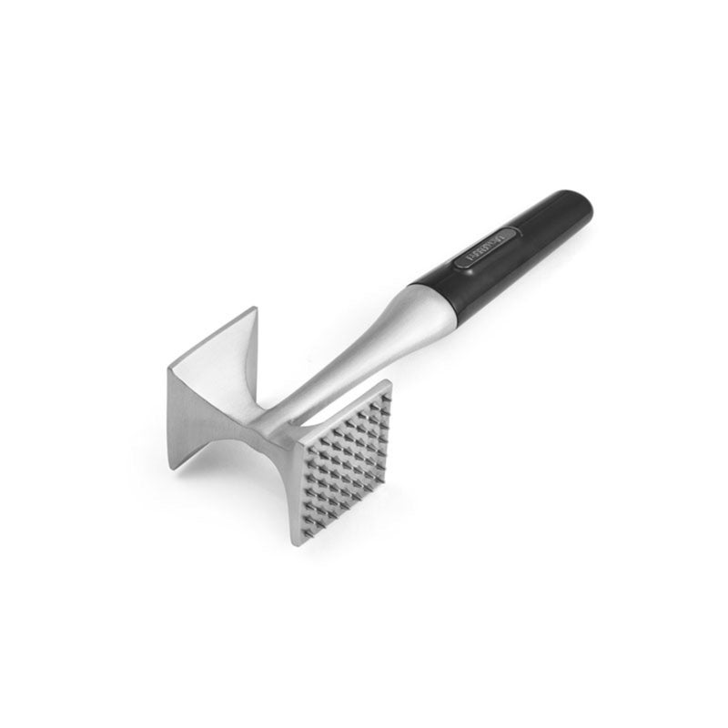 Farberware Professional Dual-Sided Rigid and Texture Stainless Steel Meat Tenderizer with Comfort Grip Handle  Great for Pounding Meat  Shellfish  Nuts  Dishwasher Safe  Black - Image 1