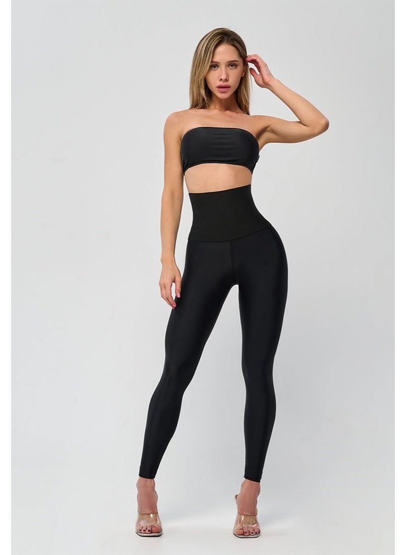 Bona Fide Premium Quality High Waisted Leggings for Women with Unique Design and Tummy Control - Womens Workout Leggings - Image 4