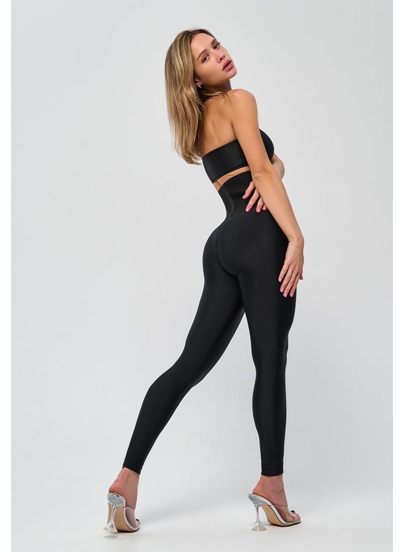 Bona Fide Premium Quality High Waisted Leggings for Women with Unique Design and Tummy Control - Womens Workout Leggings - Image 5