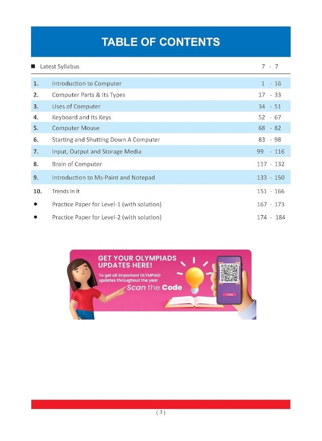 Oswaal One For All Olympiad Class 1 Cyber | Previous Years Solved Papers | For 2024-25 Exam  - Image 2