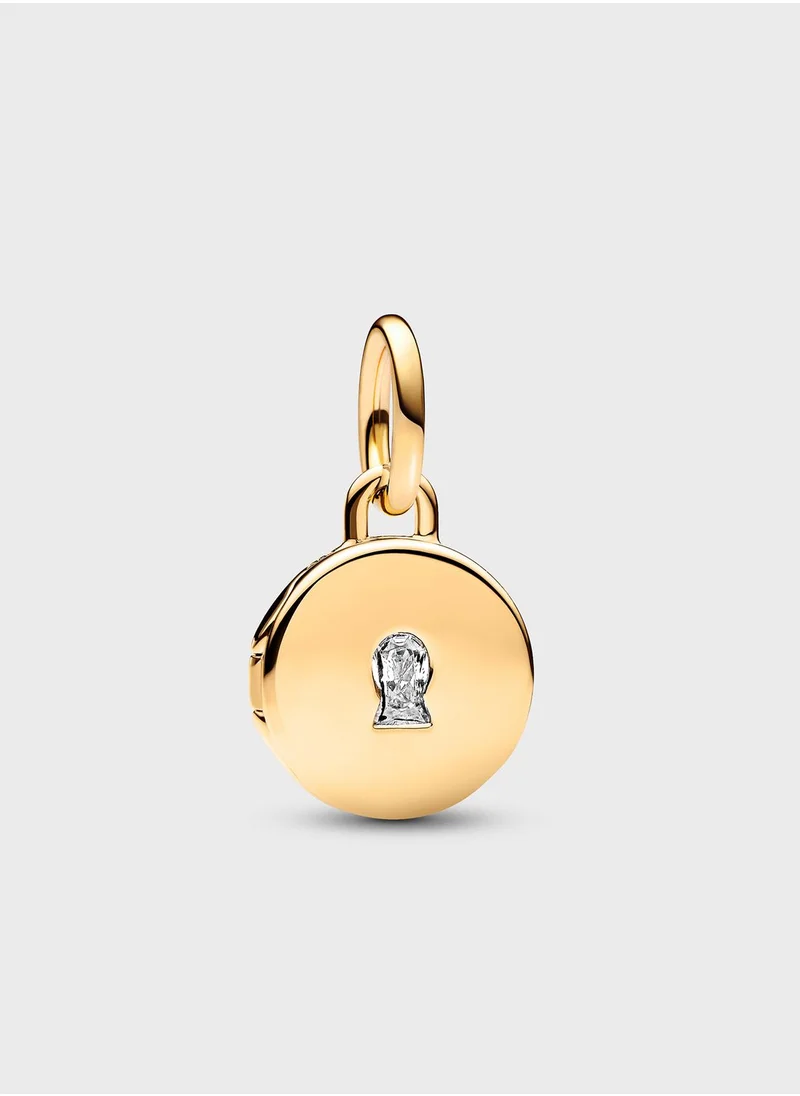 PANDORA Openable & Engravable Love Locket Dangle Charm