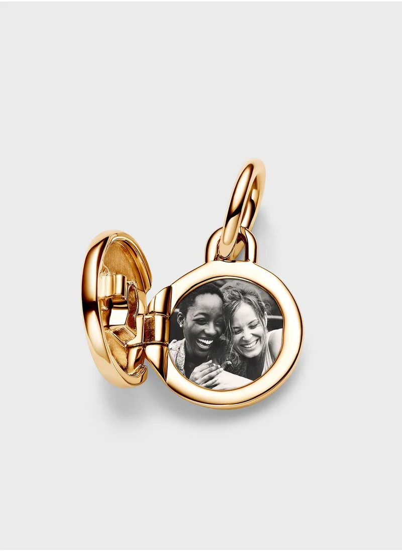 PANDORA Openable & Engravable Love Locket Dangle Charm