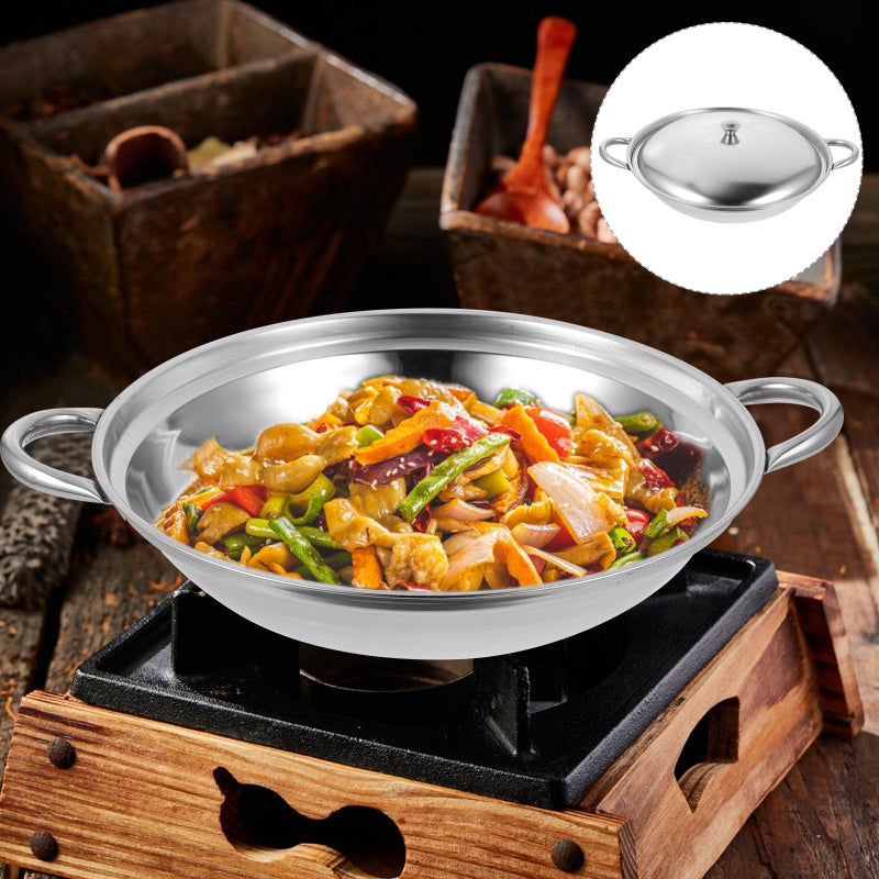 🍳 قدر طهي من الستانلس ستيل بمقبض مع غطاء تصميم متين للمطبخ - Image 3
