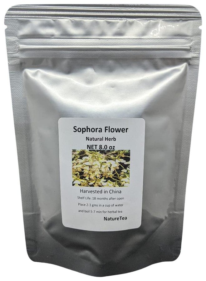 Nature Tea Sophora Flower - Huai Hua Mi - Dried Sophora japonica Buds 100% from Nature (2 oz) - Image 1
