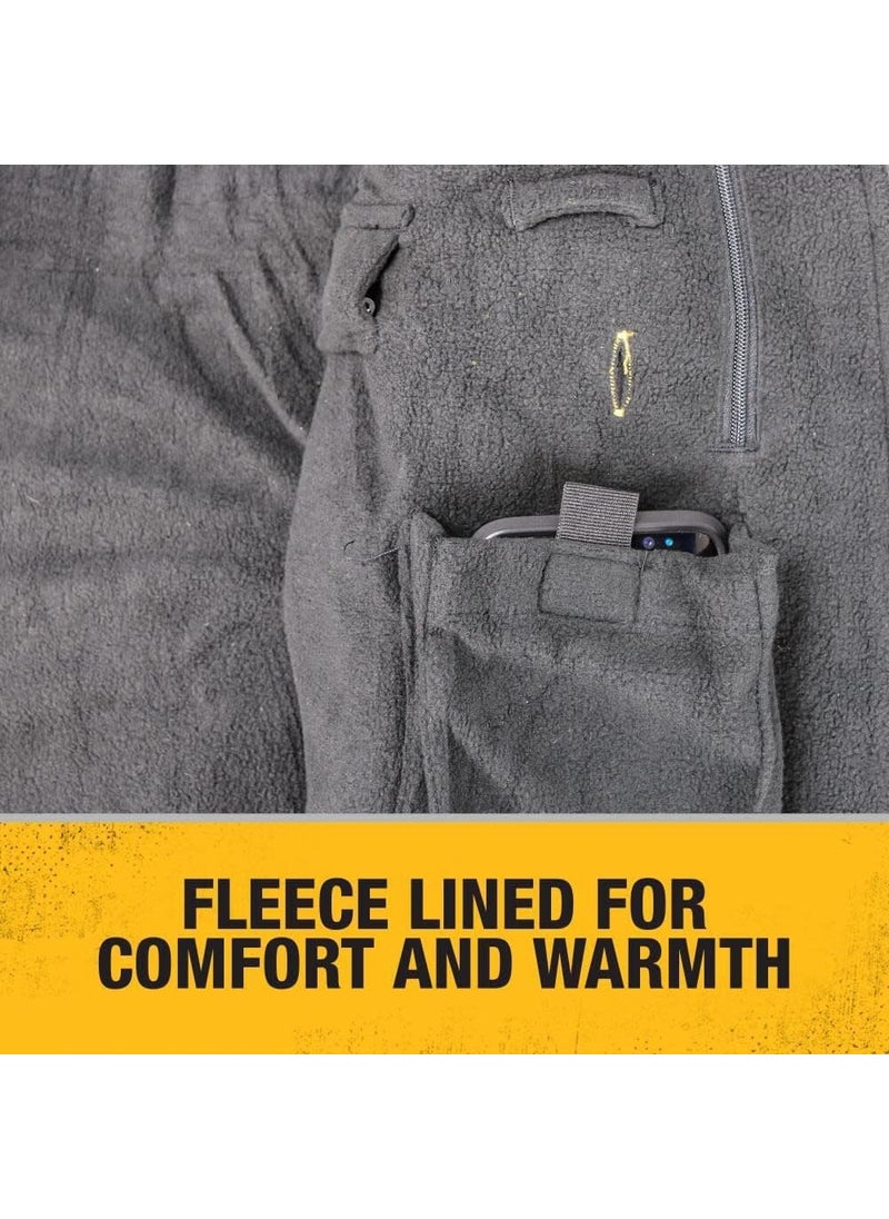 DEWALT DEWALT Mens Heated Soft Shell Jacket Kit Black XLarge  - Image 4