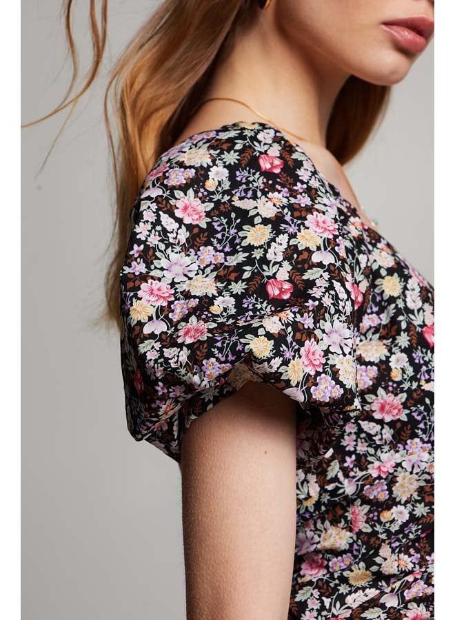 BSB Mini gathered floral dress - Image 4