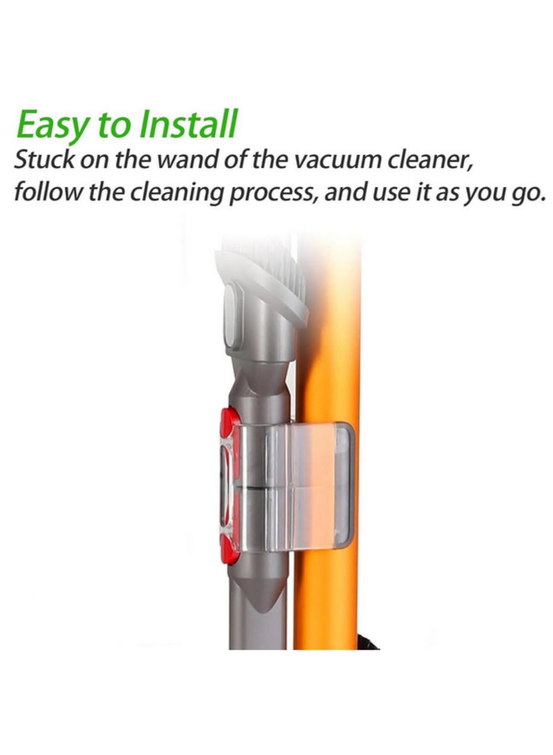 قطعتان حامل ملحق مشبك لملحقات مكنسة دايسون V7 V8 V10 V11 V15 - حامل فرشاة فوهة حامل قوس تخزين منظف قوس تركيب - Image 3